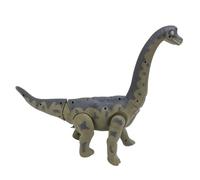 Qcwwy Brachiosaurus Dinosaurus Jugando con una Caminata Eléctrica con Sonidos y Luces Educativas para la Exploración Mundial de la Diversión de los niños: un Conjunto de Ensamblaje de un Modelo de