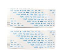 Qcwwy Cable de Cinta Plana Flexible de 2 Piezas, 60 Cm/24 Pulgadas, FFC de Alta Suavidad para Impresora XP600, Cable Electrónico de Transmisión de Datos Rápida (30 centimetros)