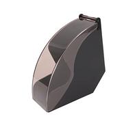 Qcwwy Caja de Almacenamiento de Papel de Filtro de café, Soporte de Estante de Papel de Filtro de Plástico, té y café (BLACK)