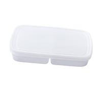 Qcwwy Caja de Almacenamiento para Congelador Dividida Contenedores de Almacenamiento de Alimentos con Tapas Refrigerador Hermético Contenedor de Mantenimiento Fresco Contenedor de de Frutas Dividido