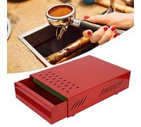 Qcwwy Caja de Golpe para Posos de café Cajón de Caja de Golpe de Hierro Desmontable Debajo del Molinillo Discos de café Contenedor de para el Hogar Cafetería Oficina Té (#1)