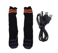 Qcwwy Calcetines Calefactables para Hombres y Mujeres, 4 Niveles de Calor Control Inteligente de Aplicaciones Calcetines Calefactores Eléctricos de Invierno Recargables Calcetines