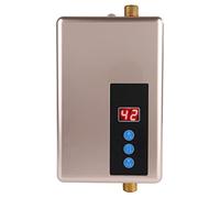 Qcwwy Calentador de Agua Eléctrico sin Tanque (GOLD)