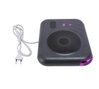 Qcwwy Calentador de Taza de café Inteligente, Calentador de Taza de café para Copa Termostática de Escritorio Calentador de café Eléctrico de Aire (EU Enchufe 220V)