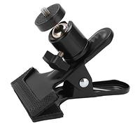 Qcwwy Cámara con Trípode Otros Accesorios para Cámaras Deportivas Rótula Giratoria 360 para Cámara de Movimiento Montaje Estable para Trabajos Pesados con Trípode Soporte de Abrazadera de Metal con