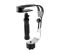Qcwwy Camera Slider Camcorder Profesional Estabilizador de Cámara Estabilizador de Aluminio Construcción de Aleación de Aluminio Superficie de Montaje sin Deslizamiento para Video DSLR Digital
