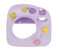 Qcwwy Camina de Silicona Cámara Instantánea Casa Protectora de Silicona Cámara de Cubierta Suave Ligera Manga de la Manga Accesorios (Fruta Morada)