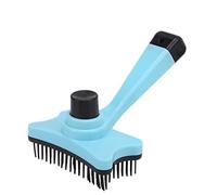 Qcwwy Cepillo de Aseo para Mascotas Cepillo Más Pulidor Autolimpiante para Perros y Gatos Eliminación Eficiente y Masaje Suave para Todo Tipo de Pelaje Suministros de Aseo para Limpieza de Gatos