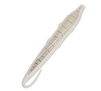 Qcwwy Cepillo para Lengua de Gato Peine para Lengua de Gato Peluquero para Mascotas Cepillo de de Simulado para Gatos de Pelo Corto con Material ABS para el Cuidado Diario (Blanco y dorado)