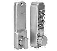 Qcwwy Cerradura de Puerta de Entrada sin Llave Cerradura de Puerta de Entrada sin Llave de con Contraseña de Aleación de Zinc Digital para Oficina en Casa de Apartamento de Estacionamiento