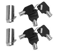 Qcwwy Cerradura para Máquina Expendedora, 2 Cerraduras de Cilindro Tubular de Alta Seguridad con Llave para Máquinas Expendedoras de Snacks y Gabinetes Industriales, Aleación de Z