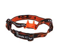 Qcwwy Cinta elástica para linterna, soporte de mano ajustable para linterna, diadema superelástica, cómoda para escalada, camping, buceo, trabajo, material de silicona de nailon