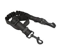 Qcwwy Cinturón de Seguridad para Coche para Perros, Cinturón de Seguridad Reflectante Ajustable de 56-86cm para Mascotas con Bloqueo Giratorio 360, Cojín Elástico para Perros de
