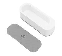 Qcwwy Cleaner Ultrasónico Doméstico Fuertes Tazas de Succión Material de Múltiples Propósitos ABS para Joyas de Joyas de Vidrio, Fácil de Usar