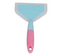 Qcwwy Cocina Espátula Silicona Transparente Pal de Silicona para Cocina Casera, Espátula de Frito Antiadherente para Cocinar Tamagoyaki, Panqueques, Tortilla Japonesa, Ergonómico, 10x4.7in (cabeza