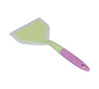 Qcwwy Cocina Espátula Silicona Transparente Pal de Silicona para Cocina Casera, Espátula de Frito Antiadherente para Cocinar Tamagoyaki, Panqueques, Tortilla Japonesa, Ergonómico, 10x4.7in (cabeza