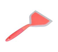 Qcwwy Cocina Espátula Silicona Transparente Pal de Silicona para Cocina Casera, Espátula de Frito Antiadherente para Cocinar Tamagoyaki, Panqueques, Tortilla Japonesa, Ergonómico, 10x4.7in (cabeza