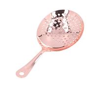 Qcwwy Colador de Cóctel Mezclador de Vino Cáscara de Acero Colador de Cóctel Escurridor de Batido de Hielo Bebidas Filtro Punta Herramienta de Colado de de Profesional Inoxidable (oro rosado)