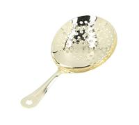 Qcwwy Colador de Cóctel Mezclador de Vino Cáscara de Acero Colador de Cóctel Escurridor de Batido de Hielo Bebidas Filtro Punta Herramienta de Colado de de Profesional Inoxidable (GOLD)