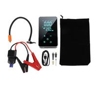 Qcwwy Compresor de Aire Portátil, Pantalla Digital, Motor de Alta Eficiencia, Arranque de Salto de Emergencia, Inflador de Neumáticos, Compresor de Aire Portátil, Bomba de Aire, Modos