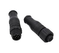 Qcwwy Conector Femenino Masculino 2 PCS Terminador Femenino Marino Marino, Conector Masculino de Alta Precisión para Redes de Yates de Botes de Lowrance Networks