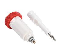 Qcwwy Conectores Eléctricos Conectores de Voltaje Enchufes Enchufes Tipo Linterna Conector Tipo Banana Cruzados a Presión con Núcleo de Latón para Altavoces Receptores Amplificadores Probador