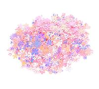 Qcwwy Confeti Redondo Brillante Multicolor, Material de PVC, Decoraciones Coloridas y Brillantes para Fiestas, Bodas, Cumpleaños y Baby Showers (rosa colorido)
