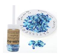 Qcwwy Confetti H Icrafts Formas de Papel de Aluminio para Celebraciones de Cumpleaños de Bodas 2 Piezas de Confeti Mixto Empujado a Mano con Manualidades de Confeti Mixto Empujado a Mano de Colores