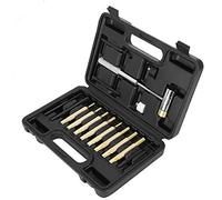 Qcwwy Conjunto de Instalación de un 17 -PC. Conjunto de Conservación de Trazo Redondo + Caja para la Desigualidad de los Trabajadores Mecánicos para Herramientas de Latón de Acero Hechas a Mano