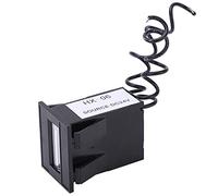 Qcwwy Contador Electromagnético de 6 Dígitos, Instalación a Presión, sin Operación Complicada, para Registrar Señales de Pulso Eléctrico Acumulativas, con Instalación Fija con (24V)