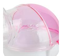 Qcwwy Contenedor de Baño de para Hámster, Inodoro de Plástico para Mascotas para Hámsteres y Mascotas Pequeñas, Fácil de Limpiar y Usar, Jaulas para Pequeñas (Pink)