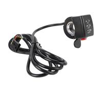 Qcwwy Controlador de Velocidad del Acelerador de Pulgar Eléctrico ABS 48V 15DX Aprendedor con el Conector SM Fácil Instalación para el Manillar de 2.22 Cm