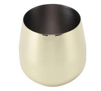 Qcwwy Copa De Vino De Acero Inoxidable Copas De Vino Vaso De De Metal Sin Tallo De 550 Ml Con Diseño Único En Forma De Huevo Para Acampar Al Aire Libre, Fiestas De Viaje Y Cócteles De De Acero (oro