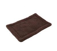 Qcwwy Coussin de Couchage Rectangulaire pour Hérisson, Cochon D'inde, Doux et Confortable, Maison de Hamster, Fournitures pour Animaux de Compagnie, rosa (marrón oscuro)