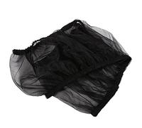 Qcwwy Cubierta para Jaula de Pájaros Malla de Nailon Suave Protección contra Pájaros para Mascotas El Diseño Elástico Evita la Dispersión de Semillas Grande y Ventilado para Periquitos y Loros (BLACK)