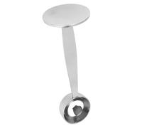Qcwwy Cucharas Combo Cuchara Medidora de Acero Inoxidable Diseño de Doble Extremo con Material Seguro para Alimentos para Máquinas Café Molido Proteína de Cacao Cuchara de café Tamper