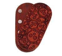 Qcwwy Deslizador Magnético para Aliviar el Estrés en los Dedos, Juguete Portátil de Madera para Ansiedad, TDAH, Autismo con Múltiples Opciones de Juego, Regalo para Adultos, (Cabeza de Esqueleto