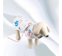 Qcwwy Disfraz de Brillante LED con Cuello Redondo, Borde de Cintura, Hebilla, Ajuste Libre para Gatos Grandes, Medianos y Pequeños, Seguridad Nocturna (L)