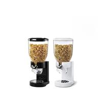 Qcwwy Dispensador Individual de Cereales, Recipiente de Plástico Abs para Alimentos Secos, Fácil de Usar para Organización de Cocina en Casa (WHITE)