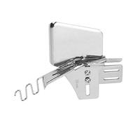 Qcwwy Entrada de Carpeta Angular para Máquina de Coser de 20 Mm Carpeta de Dobladillo de Metal Plateado de 0,8 Pulgadas para Ajuste de Banda Elástica con Rendimiento Estable Fácil