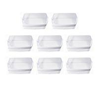 Qcwwy Estante para Puerta de Refrigerador, WR71X11044 WR71X11059, Contenedor de Almacenamiento de 14x9x4 Pulgadas para Frascos de Botellas (WHITE)