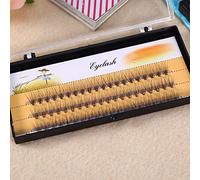 Qcwwy Extensiones de Pestañas Suaves, 60 uds., Volumen 3D, Aspecto Esponjoso para Artistas de Maquillaje y Kits de Extensión de Pestañas para Uso Doméstico (11mm)