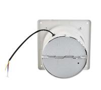 Qcwwy Extractor de Aire Montado en la Pared de 6 Pulgadas, Conducto Circular de 150 Mm, de Ventilación de bajo Ruido para Baño, Cocina, Garaje, Ventilador Eléctrico con Suministro de (Beige)