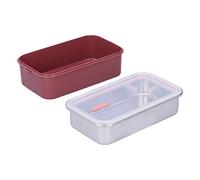 Qcwwy Fiambreras Boxes a Prueba de Fugas con Asa Oculta Cerradura de Seguridad para la Escuela, Trabajo, Viaje, Picnic Cocina con Caja Aislada de Acero Inoxidable 304 (#1)