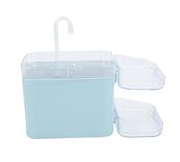 Qcwwy Fuente de Agua Automática para Gatos, Bebedero para Mascotas de 67oz con Filtración de 4 Etapas y Kits de Grifo para Perros y Gatos de Interior (Blue Jane Eyre [Grifo])