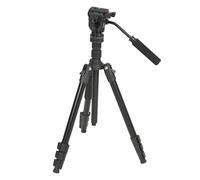 Qcwwy Grabación de Video Trípode Stand de Aluminio Sostenible Estabilizador de 360 ° para Sesiones de Fotografía Profesional Transmisión en Vivo