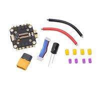 Qcwwy Hakrc High Performance 45A 4 en 1 ESC para Drone FPV, Motor de Transmisión de Hardware PWM, para Bailes de Carreras, Negro