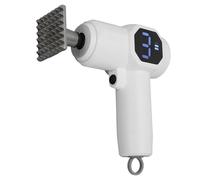 Qcwwy Herramienta Ablandadora de Carne, Dispositivo de Mazo de Alta Resistencia, Dispositivo de Hoja de Fácil Agarre Ajustable de 6 Velocidades, Mazo Eléctrico, Martillo de Preparación