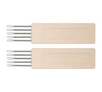 Qcwwy Herramienta de Transferencia de Agujas, Peine de Transferencia para Máquina de Tejer, 2 Piezas, 5 Garras, Juego de Herramientas de Aguja de, Accesorios para Máquina de Tejer para KH821 KH831