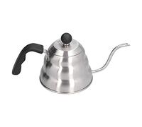 Qcwwy Hervidor de Agua de Cuello de Cisne para Estufa, Hervidor de café de Goteo, de té de Cuello de Cisne con Base de Acero Inoxidable de 3 Capas para Estufas de Gas, (1L)